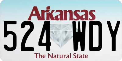 AR license plate 524WDY