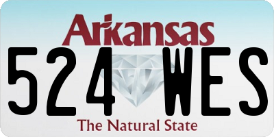 AR license plate 524WES