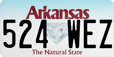 AR license plate 524WEZ