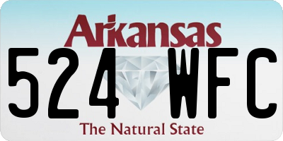 AR license plate 524WFC