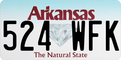AR license plate 524WFK