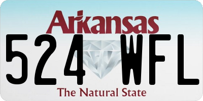 AR license plate 524WFL
