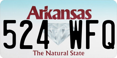 AR license plate 524WFQ