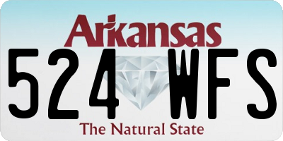 AR license plate 524WFS
