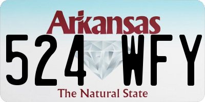 AR license plate 524WFY