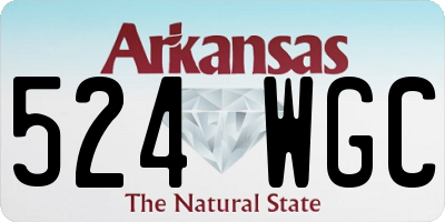 AR license plate 524WGC