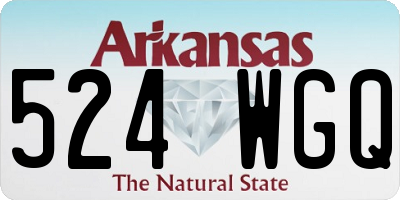 AR license plate 524WGQ