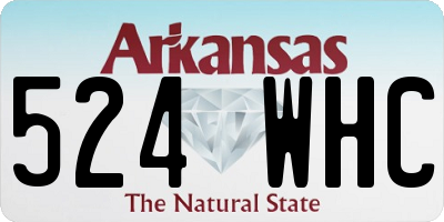 AR license plate 524WHC
