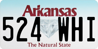 AR license plate 524WHI
