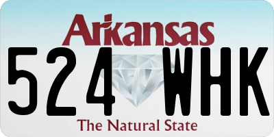 AR license plate 524WHK