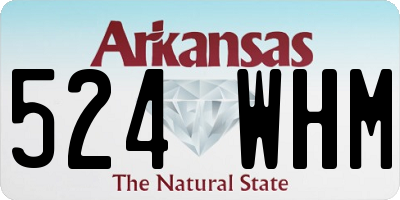 AR license plate 524WHM