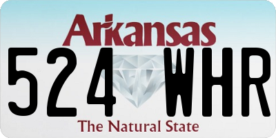 AR license plate 524WHR
