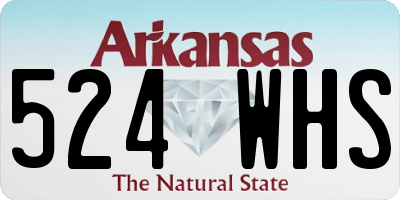 AR license plate 524WHS