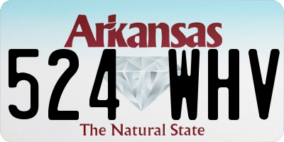 AR license plate 524WHV