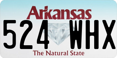 AR license plate 524WHX