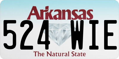 AR license plate 524WIE