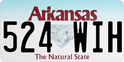 AR license plate 524WIH