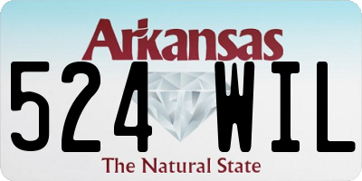AR license plate 524WIL