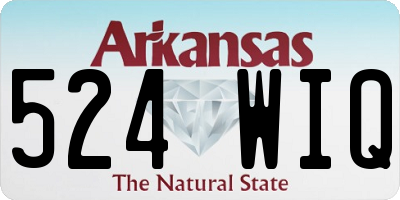 AR license plate 524WIQ