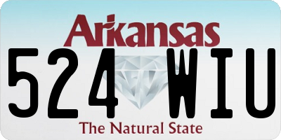 AR license plate 524WIU