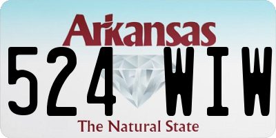 AR license plate 524WIW