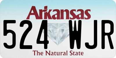 AR license plate 524WJR
