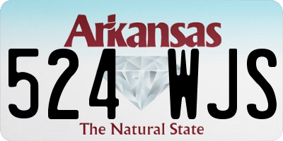 AR license plate 524WJS