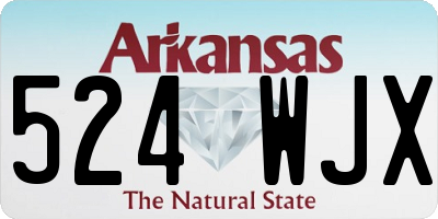AR license plate 524WJX
