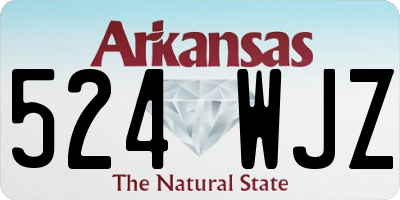 AR license plate 524WJZ