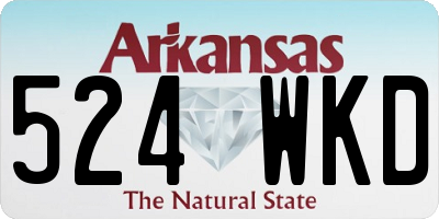 AR license plate 524WKD
