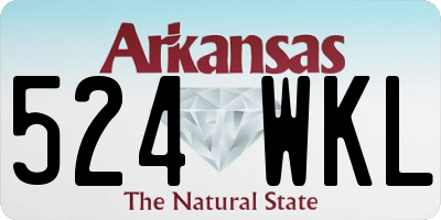 AR license plate 524WKL