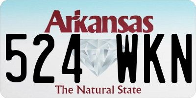 AR license plate 524WKN