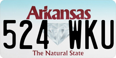 AR license plate 524WKU
