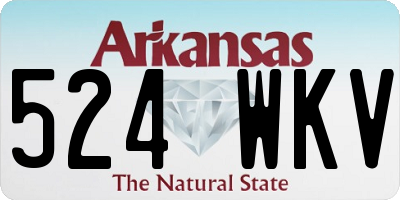 AR license plate 524WKV