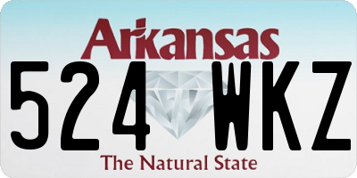 AR license plate 524WKZ