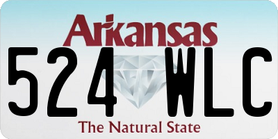 AR license plate 524WLC