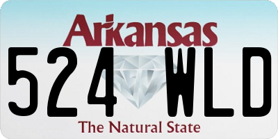 AR license plate 524WLD