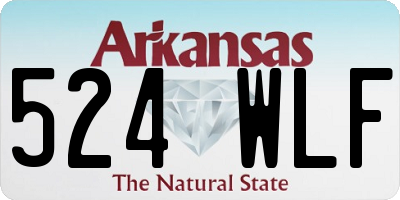 AR license plate 524WLF
