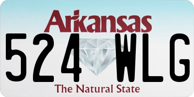 AR license plate 524WLG