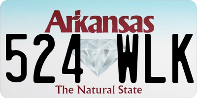 AR license plate 524WLK