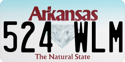 AR license plate 524WLM