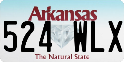 AR license plate 524WLX