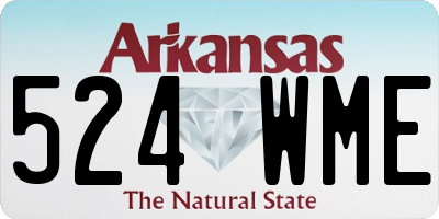 AR license plate 524WME