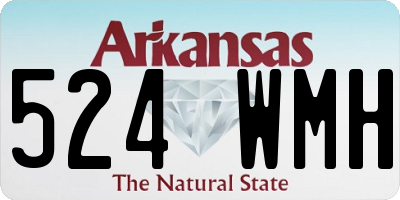 AR license plate 524WMH