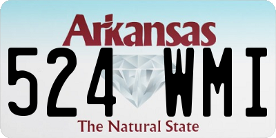AR license plate 524WMI