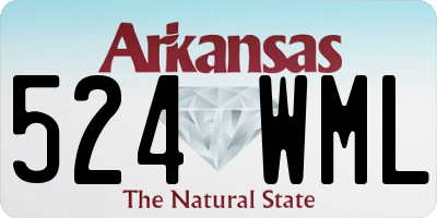 AR license plate 524WML
