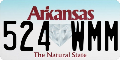 AR license plate 524WMM