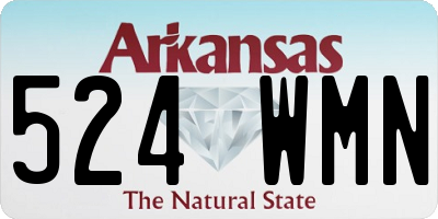AR license plate 524WMN