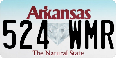 AR license plate 524WMR