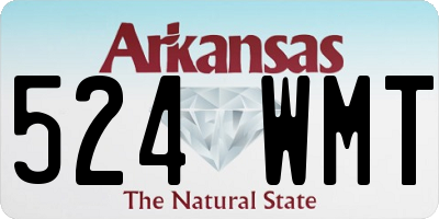 AR license plate 524WMT